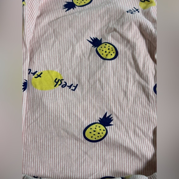 Women's Maternity Pineapple Striped Top and Pant Set - Picture 6 of 7